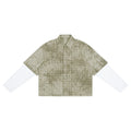 The Lived-in Unisex Vintage Wash Plaid Short Sleeve Shirt