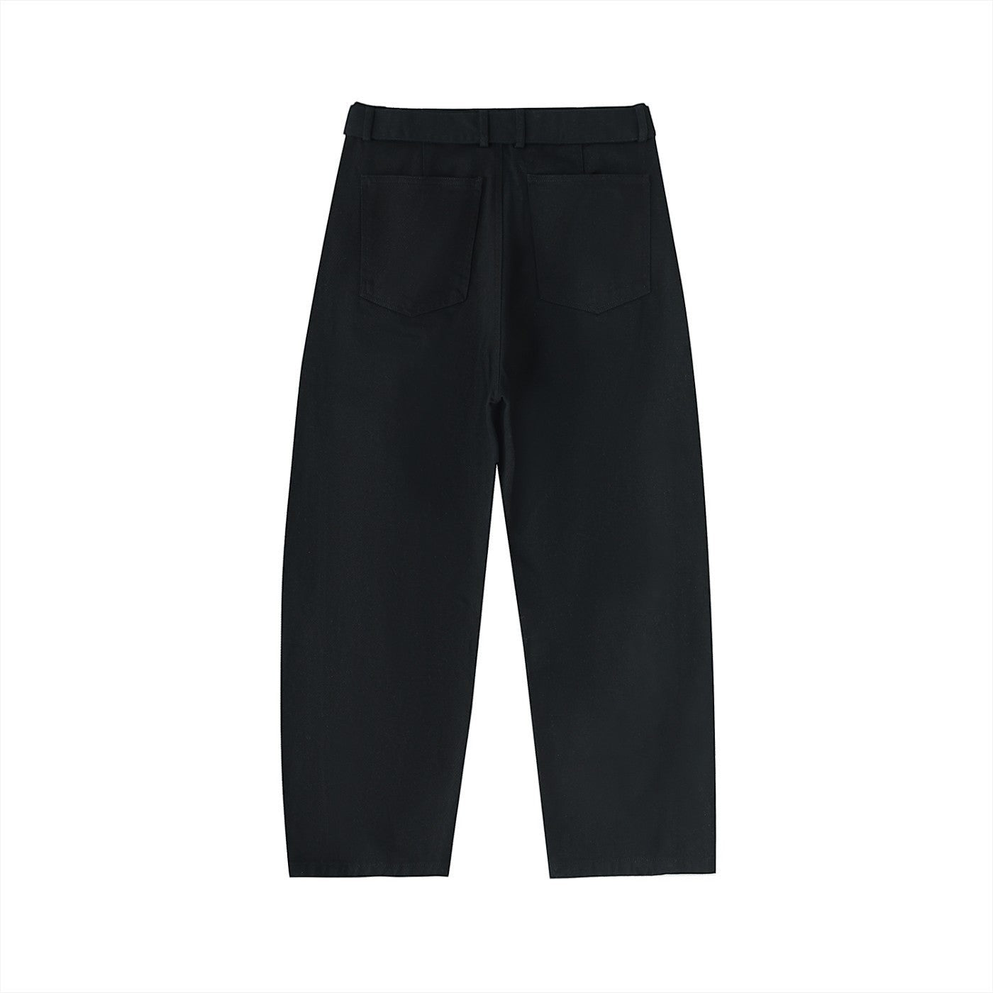 The Everyday Essential — Belted Barrel-Leg Chino Pants