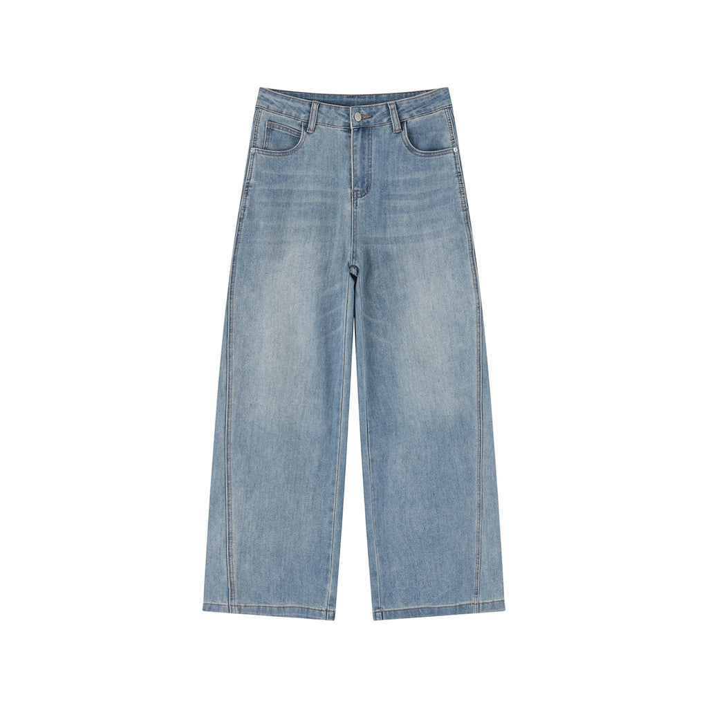 The Cool One Women's Vintage Wash High Rise Wide Leg Jeans