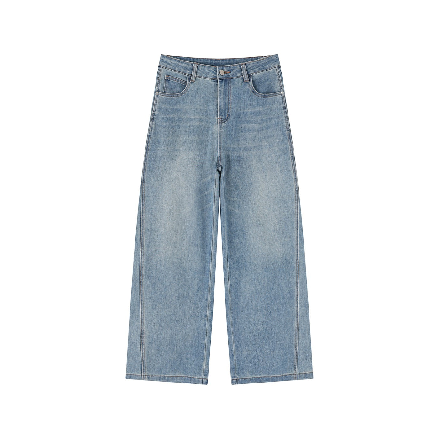 The Cool One Women's Vintage Wash High Rise Wide Leg Jeans