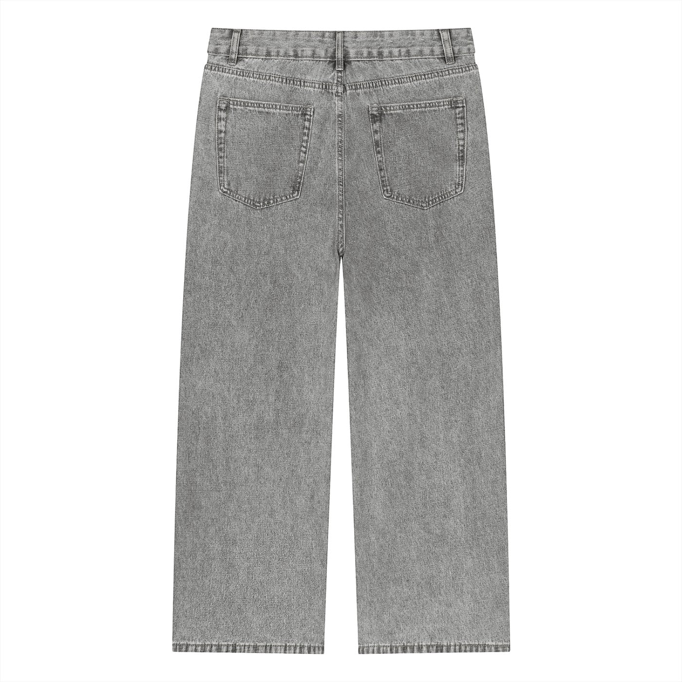 The Worn Right Unisex Vintage Wash Straight Leg Jeans