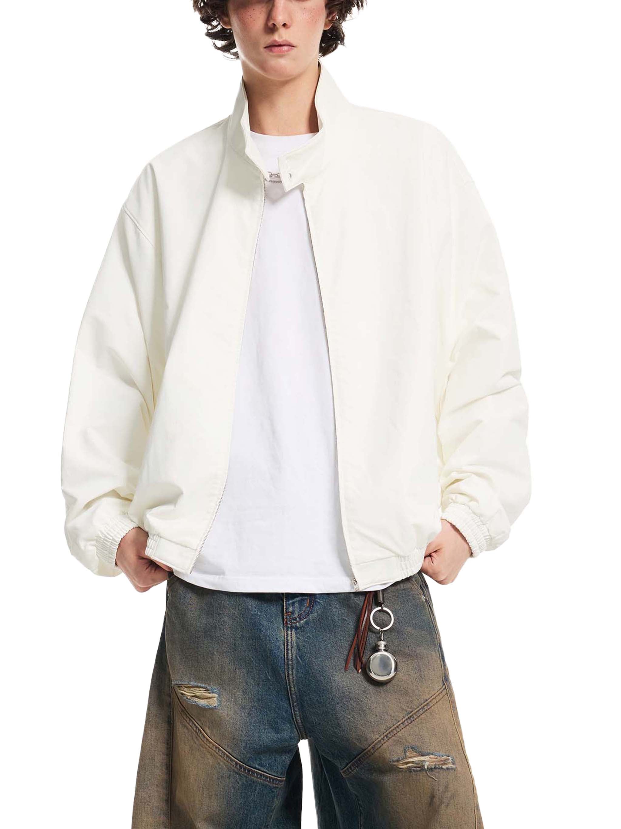 The Main Character — Stand Collar Bomber Jacket