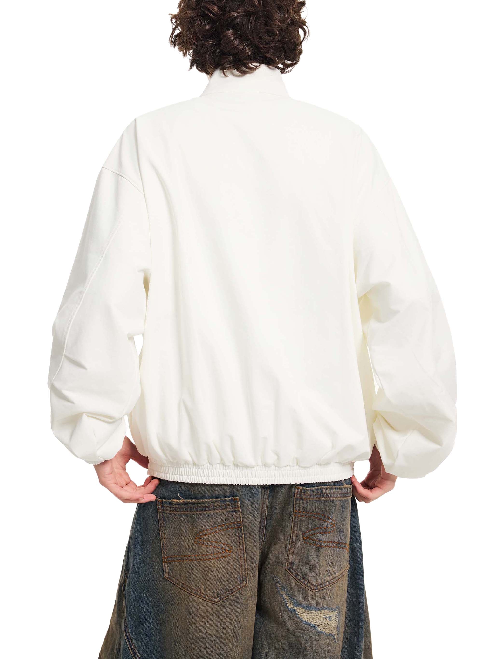 The Main Character — Stand Collar Bomber Jacket