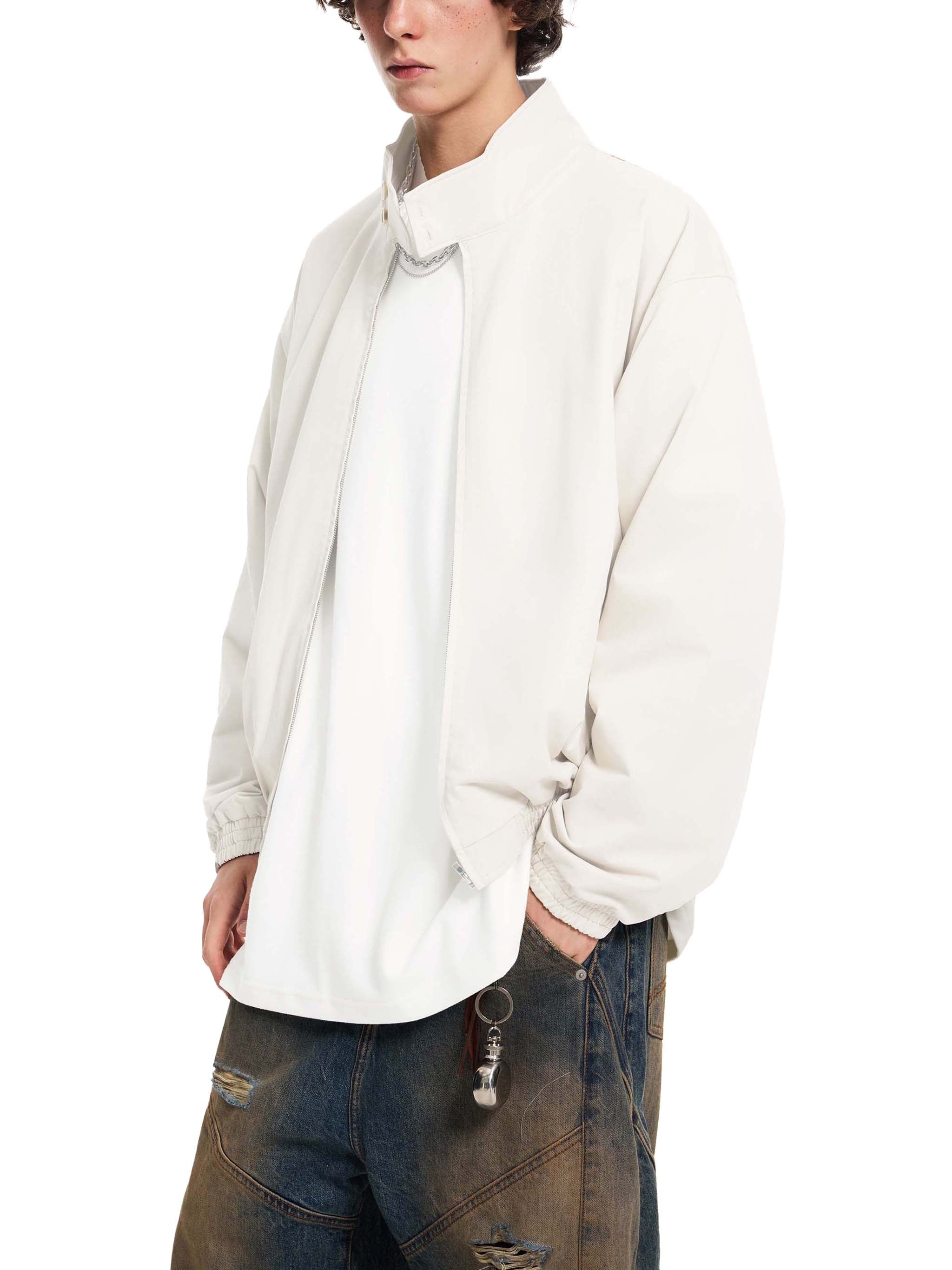 The Main Character — Stand Collar Bomber Jacket